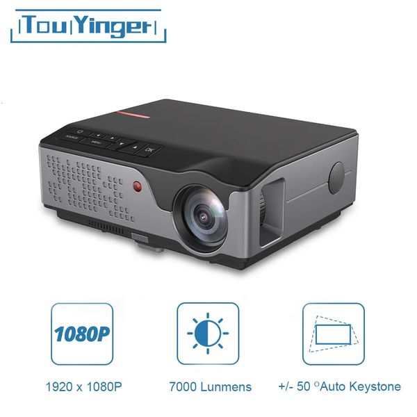 Projecteur Touyinger Full HD 1080P RD826 TD96 Android WiFi LED Proyector natif 1920 x 3D Home cinéma projecteur de téléphone intelligent 231018