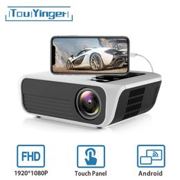 Touyinger L7 LED Native 1080P Projector full HD mini merken USB beamer 5000 Lumen Android 71 wifi Bluetooth voor Home cinema 231018