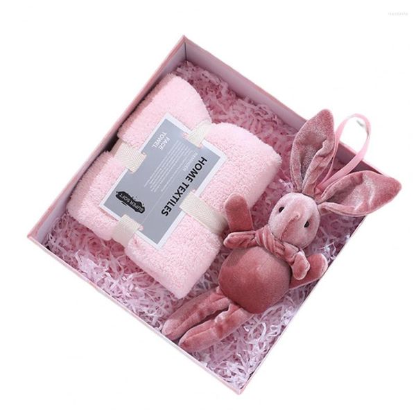 Serviette 1 ensemble poupée accrocheuse cadeau pratique cadeau d'affaires rose