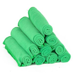 Serviette 10 pièces microfibre lavage serviettes propres nettoyage de voiture Duster chiffons d'absorption doux pour Auto Home Cleaner outil 30x30cm Mayitr