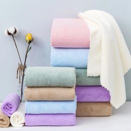 Serviette 140x70cm serviettes de bain absorbants douche absorbante grande plage confort microfibre Coral Beau de bain de salle de bain robe
