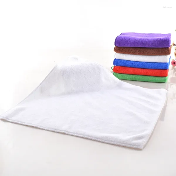 Toalla 1p Toallas de algodón textiles suaves de color sólido Ducha de mano de trapo de color sólido
