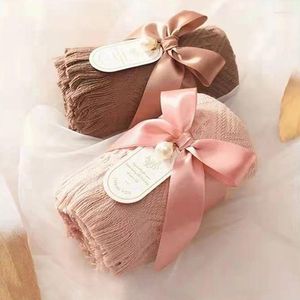 Serviette 1pc fête des cadeaux d'entreprise de mariage Facel Face Face Hand Pearl Bow Cotton Business Box