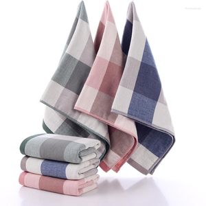 Handdoek 1 st Puur Katoen Gaas Zacht Plaid Ademend Absorberende Gezichtshanddoeken Voor Huishoudelijke Decoratie Badkamer