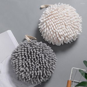 Handdoek 1 stks badkamer benodigdheden handdoeken spons/chenille Noordse stijl bal 3colors snel droog met hangende lussen zacht