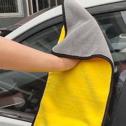 Handdoek 1 stks Autoverzorging Polijsten Washanddoeken Pluche microvezels Wasdroging Sterk dikke polyester vezelreinigingsdoek11