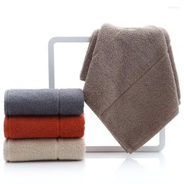 Handdoek 2 stks gezicht handdoeken voor volwassen zachte dikte katoen superabsorberende high-end zakelijke geschenken badkamer bad 34 74cm