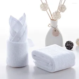 Serviette 2pcs / lot coton pur petit carré 30 cm d'épaisseur El Restaurant la cuisine blanche humide