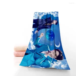 Serviette 35x75cm serviettes personnalisées Singer Dimash imprimé carré microfibre absorbant séchage bain gant de toilette 9.29