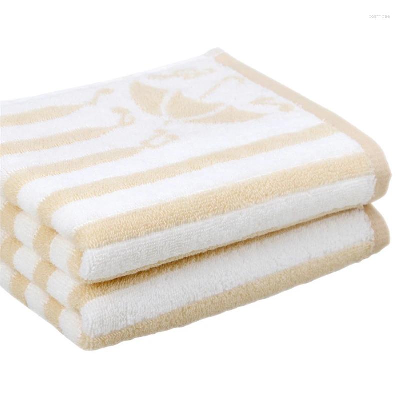 タオル4pcsはバスルームのために100綿の綿の子供女性大人35 75高品質に完全に吸収されます