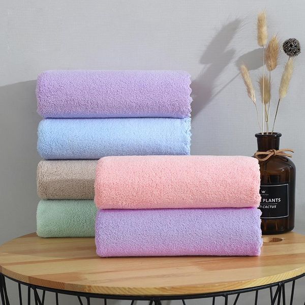 Serviette 5 pièces microfibre visage serviettes de bain Super absorbantes pour adultes 35x75cm Toallas Serviette Recznik HanddoekenTowel 33x72cm