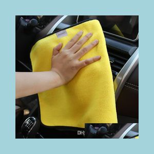 Handdoek 5x30x30cm Car Wash MicroFiber Tool Reiniging Droogdoek Himming Care Details Auto-Styling Drop Delivery 2022 Mobiles Motoriteit Dhanm