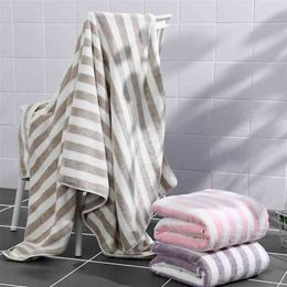 Handdoek 70x140cm thuis textiel koraal fluwelen bad S voor volwassen zachte absorberende microfiber stof draagbaar 210728
