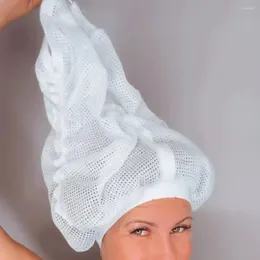 Handdoek verstelbare net plopkap voor het drogen van krullend haar