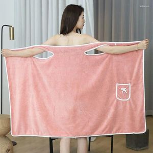 Serviette et peignoir portable de bain rapide des serviettes de bain de bain