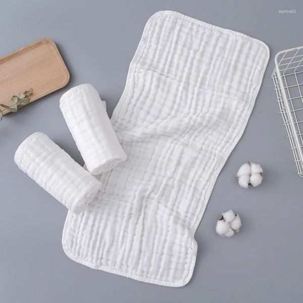 Serviette de bain en coton pour bébé, longue gaze carrée, tissu de rot d'alimentation, forte Absorption d'eau, pour la salle de bain à la maison
