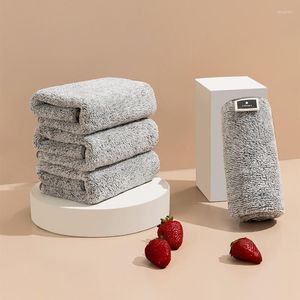 Handdoek bamboe houtskoolreiniging absorberende vodden microfiber stof vaatdoek verdikte anti-aanbak oliekeuken badkamer schoon gereedschap