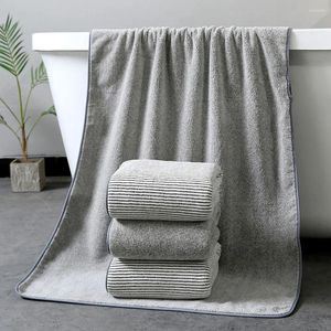 Handdoek Bamboevezel Grijze Handdoeken Set Thuis Bad Voor Volwassenen Gezicht Absorberende Dikke Noordse Badkamer JFX002