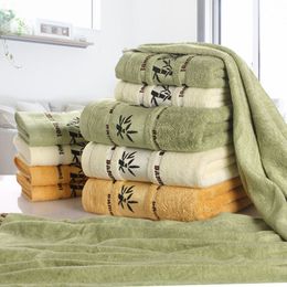 Handdoek Bamboevezel Handdoeken Set Thuis Bad voor Volwassenen Gezicht Dikke Absorberende Luxe Badkamer Toalha De Praia 230626