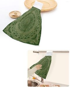 Handdoek boho vintage mandala bloem hand handdoeken huizen keuken badkamer hangende vaatdoek lussen snel droge zacht absorberend gebruik