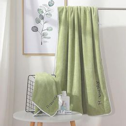 Handdoek snoep kleur badkamer tweedelige sets grote microfiber absorberende bad 70x140cm zachte snel droge gezicht haar handdoeken 35 * 75cm