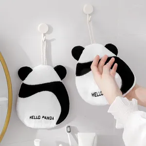 Handdoek Cartoon Panda Hand Kind Sneldrogende Zakdoek Handdoeken Thuis Absorberende Vaatdoek Keuken Badkamer Vod Met Ophanglussen