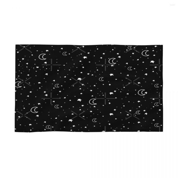 Toalla Celestial Moon And Stars 40x70cm Paño de lavado de cara Absorbente de agua Adecuado para baño Viajero