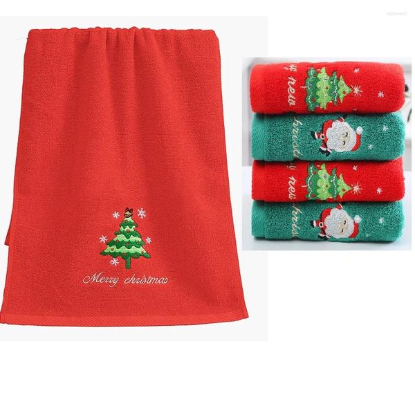 Serviette de Noël arbre de Noël serviettes à main pour salle de bain pour salle de bain coton ultra doux hautement absorbant 14 