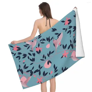 Serviette classique colibri serviettes de plage piscine grande microfibre sans sable séchage rapide bain léger natation