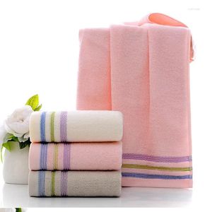 Serviette propre au cœur des serviettes en coton visage cheveux à main bain adulte famille adulte el femmes hommes rayures de natation à rayures cadeaux