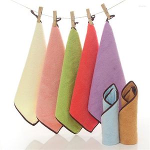 Handdoek Schone rassen hangende handhanddoeken Waterabsorptiedoek Doorcloths zachte koraal fluweel badkamer keuken reizen naar huis textiel cadeau
