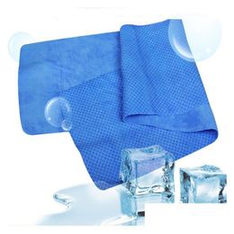 Handdoek Koud Oefening Zweet Zomer IJs 80X16Cm Sport Cool Pva Onderkoeling Koeling Drop Levering Huis Tuin Textiel Dhikt