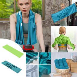 Serviette fraîche sport couvrant la sueur imprimée fitness glacée froide séchage rapide et absorbant le yoga multi-fonction