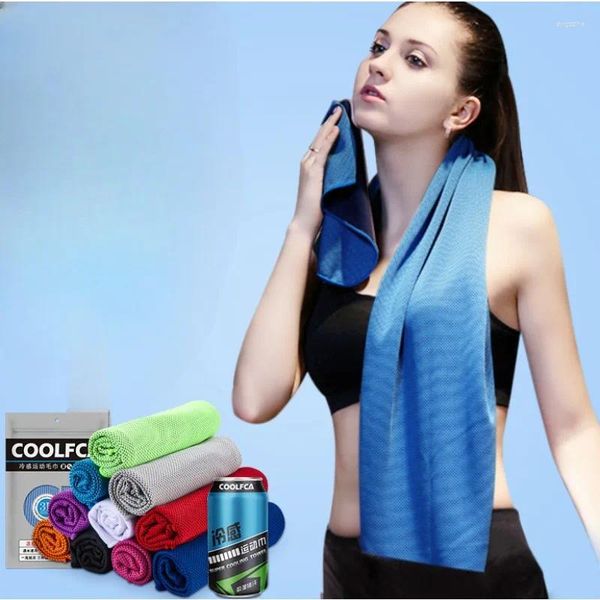 Toallas Cool Sports Toalls absorbe hielo de sudor para hombres y mujeres corriendo Gymnasium Wipe Wipe Enfriamiento seco en seco