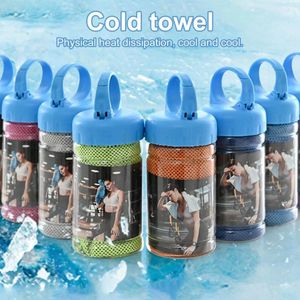 Couleur de refroidissement à serviette Running Football Basketball Ice plage Yoga portable léger pour dortoir