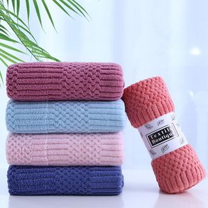 Handdoek koraal fluweel gezicht handdoeken super zachte jacquard home schone washrag absorberende kleurfast wassen cadeaus