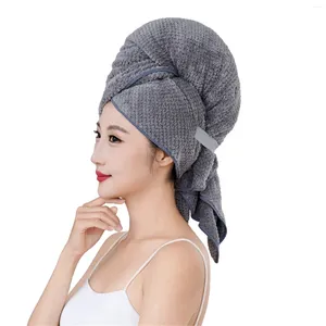 Toalla Coral Velvet engrosado cabello seco Bandana absorbente envolturas de secado rápido para mujeres toallas de turbante húmedo al por mayor