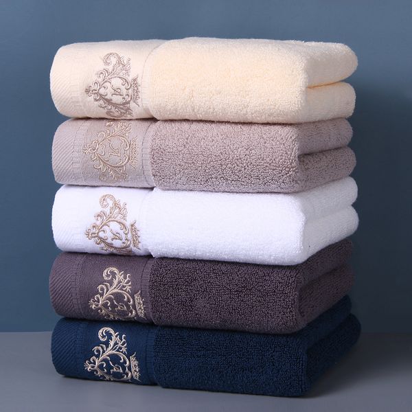 Toalla de algodón para hotel, toalla gruesa para el hogar, algodón para adultos, lavado de cara, toalla suave y absorbente al por mayor