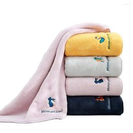 Baño de patrón de algodón de toalla para adultos Niño 70 140 cm Secado rápido Soft espeso alto absorbente Textil