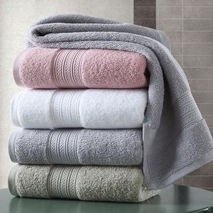 Serviette de bain en coton de couleur pure 32 fils boucle de cheveux longs agrandie et épaissie douce famille absorbante El