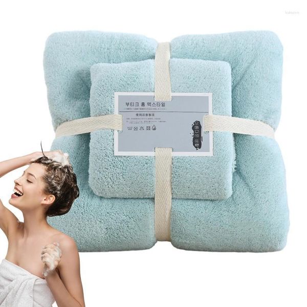 Ensemble de serviettes en coton Ultra doux, gant de toilette pour le corps et les mains, essentiels de bain, soins de la peau, douche, Sauna, salle de bain, Spa