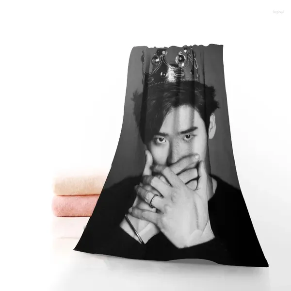 Serviette personnalisée Lee Jong Suk 35x75cm Fitness Sports Portable séchage rapide Yoga extérieur microfibre