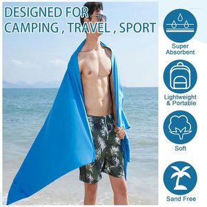 Handdoek aanpasbaar met mesh tas beweging microvezel snel drogende superabsorberende voor camping gym yoga backpacken wandelen