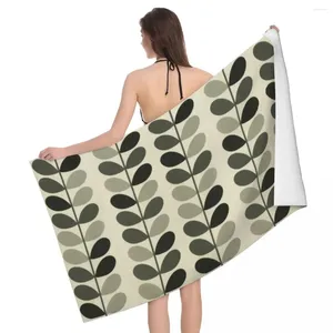 Serviette personnalisée rapide à séchage à séchage baignoire de plage absorbante florale géométrique abstraite de salle de bain serviettes de salle de bain