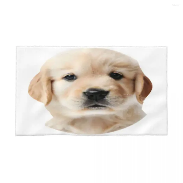 Toalla Cute Golden Retriever Puppy 40x70cm telas de tela de lavado de la cara adecuadas para viajar viajero