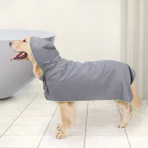 Baignoire de chien de serviette séchée rapide 4 tailles serviettes de compagnie couleur gris couleurs super grandes cheveux