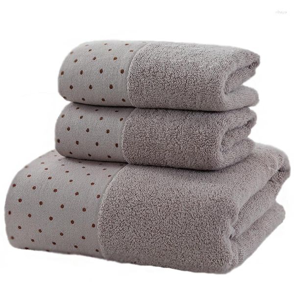 Serviette Dot bain trois pièces paquet courrier adulte 70x140 coton enfant El salle de bain plage deux pièces