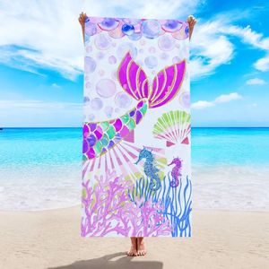 Drop serviette 70 150 cm plage pour adultes Print Down Bath Bounch Mat de voyage Couverture de voyage