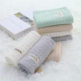 Serviette egw face coton 34 74cm Gauze Home Textile Man Hand Style japonais High Quality Soft confortable 2pcs / lot Honeycomb