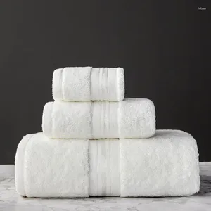 Toalla Juego de baño de algodón egipcio de alta calidad Color sólido espesado baño suave cómodo